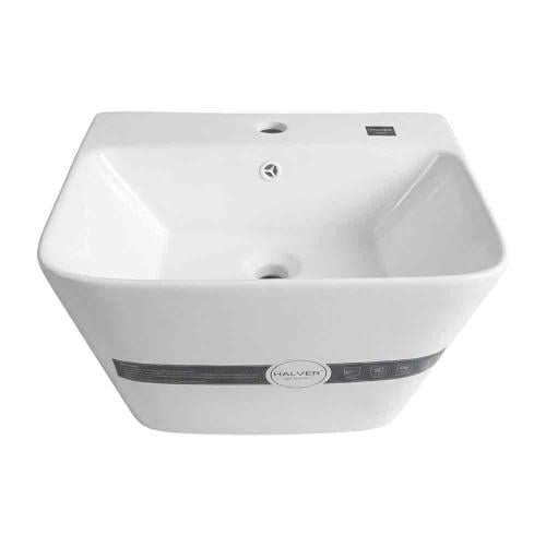 مغسلة معلق موردن ابيض - هيلفر موديل 411