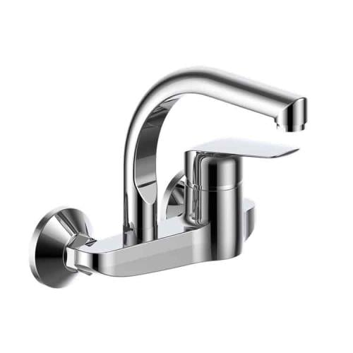 خلاط مجلى جداري مطبخ كروم مودرن ايطالي - MATILDA