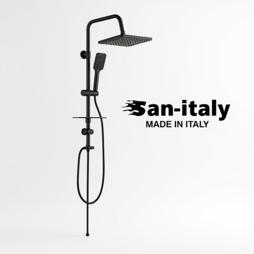 مسطرة مربع مودرن اسود ايطالي - san-italy