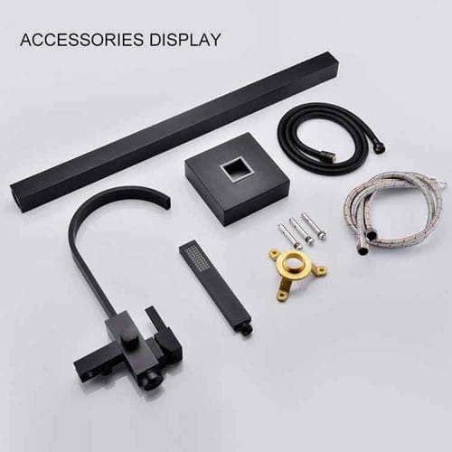 خلاط ارضي بانيو اسود مائل