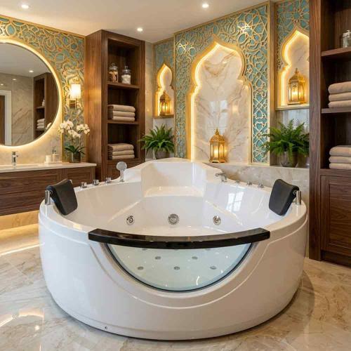 جاكوزي زاوية بمقاس 160 *160 سم