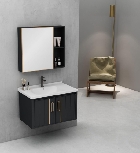 مغسلة فايبر لون اسود ملكي مقاسات متعددة