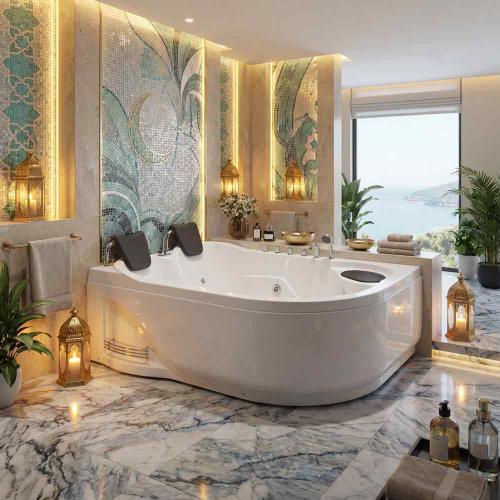 جاكوزي فاخر شخصين 180×120