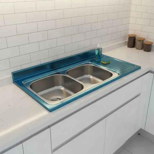 مجلى حوض مطبخ 120/60 حوضين يسار كوري