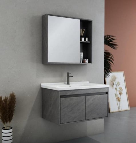 مغسله ديكور حوض 60- 80سم + مرايا + صيدلية