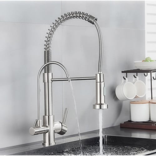 خلاط مطبخ سحب مع فلتر تحلية كروم الماني - SCHLOSEE...