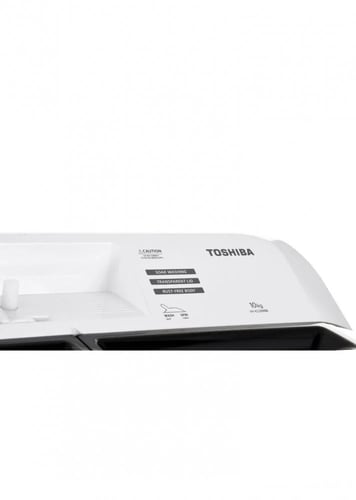 غسّالة حوضين توشيبا بسعة 10 كجم - باللون الأبيض