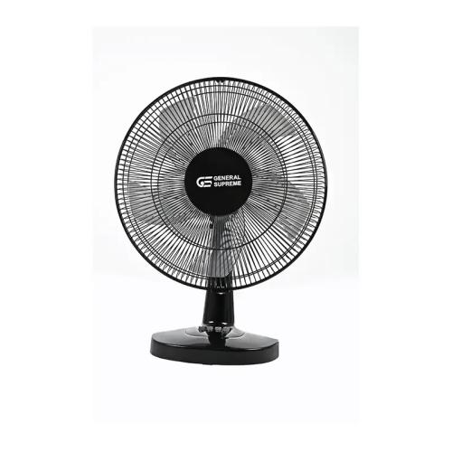 جنرال سوبريم مروحة طاولة، 3 ريشة، اسود
