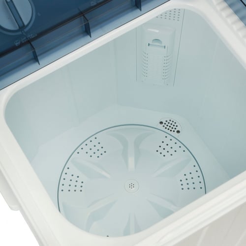 غسالة حوضين نصف أوتوماتيكية من جيباس 570 واط أبيض