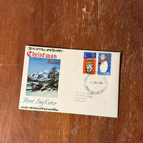 ظرف بريدي Christmas Issue 1966 – First Day Cover إ...