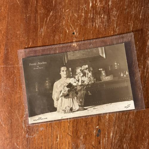 بطاقة بريدية Vintage Fern Andra – صورة سينمائية كل...