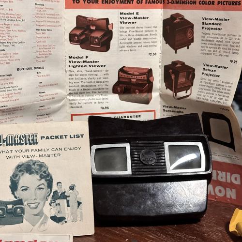 طقم "فيو ماستر" كلاسيكي نادر (View-Master) - إصدار...