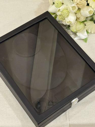 صندوق مجوهرات العروس - أسود فاخر