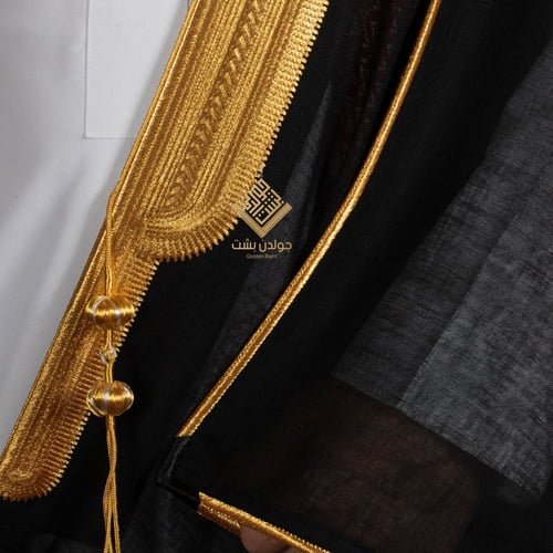 بشت ملكي اسود الفاخر