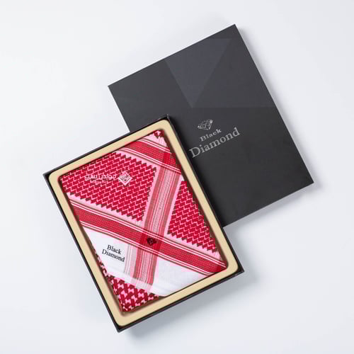 Black Diamond- شماغ سجنتشر إنجليزي قطن