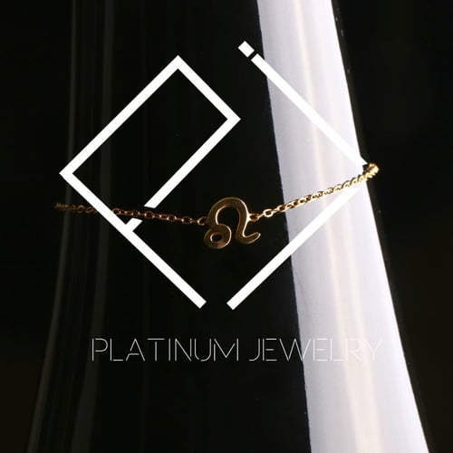 اسوارة برج فضة مطلي ذهب