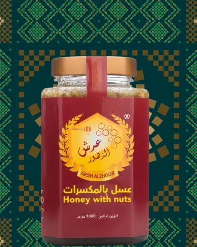 عسل بالمكسرات