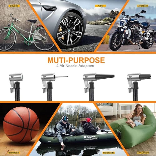 مضخة اطارات السيارات YD-787 بقوة 12 فولت مع وظيفة...