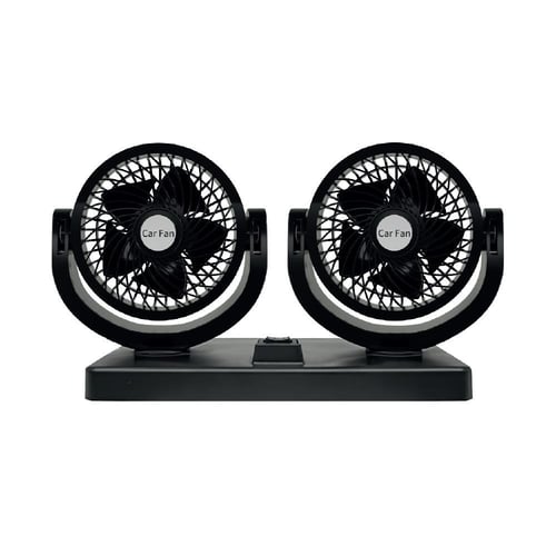 مروحة سيارة صغيرة بتصميم مزدوج لترطيب الهواء أثناء...