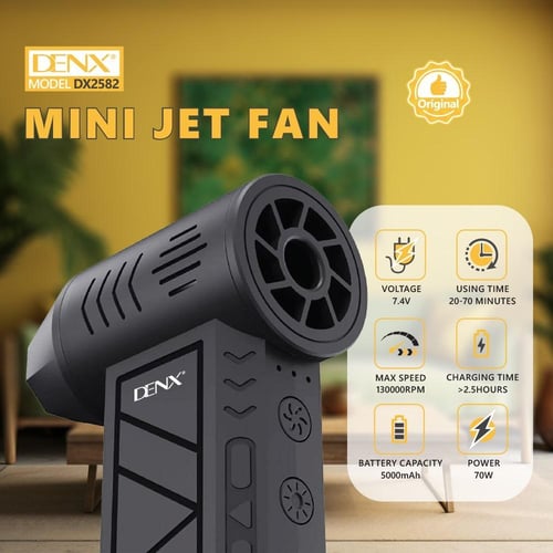 مروحة نفاثة DX2582 من DENX بقوة 70 واط وبطارية 500...