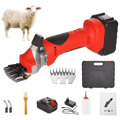 مقص حيوانات كهربائي DENX DX3325 لاسلكي بقوة عالية...