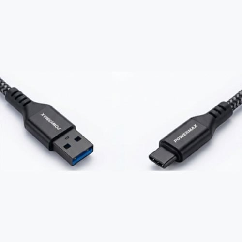 كابل شحن Type-C سريع 1 متر قماش مجدول مقاوم للقطع...