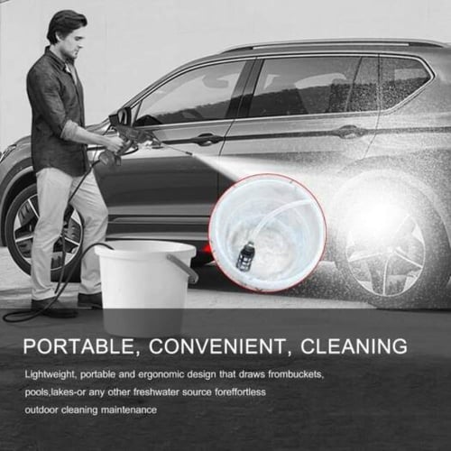 جهاز تنظيف السيارة المحمول بتقنية الليثيوم، بقوة 2...