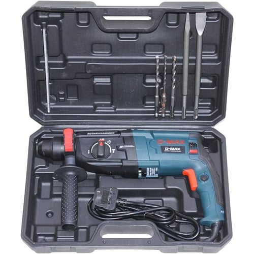 دريل - مجموعة كاملة من المثقاب المطرقي الدوار متعد...