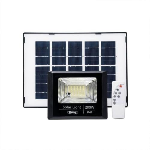 مصباح شمسي Ruay RA100 200 واط مقاوم للماء IP67 مع...