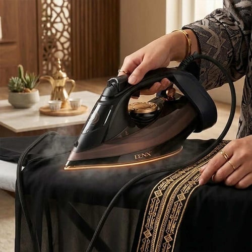 مكواة بخار DENX DX3012 لاسلكية 2200 واط قاعدة سيرا...