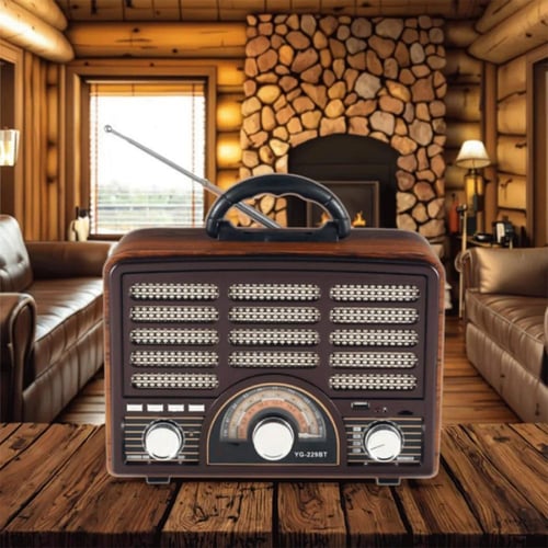 راديو DENX DX2443 بتقنية HiFi مع بلوتوث وراديو FM...