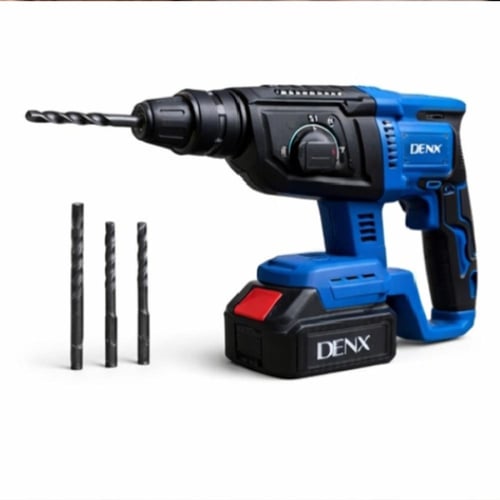 مثقاب DENX DX3336 مطرقي لاسلكي 21V بمحرك عزم قوي و...
