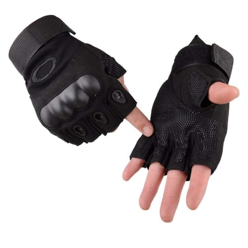 قفازات يد بتصميم نصف اصبع لمختلف الأنشطة الرياضية