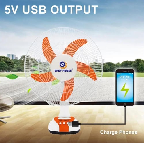 مروحة EP-2116 A تعمل بالكهرباء أو الطاقة الشمسية أ...