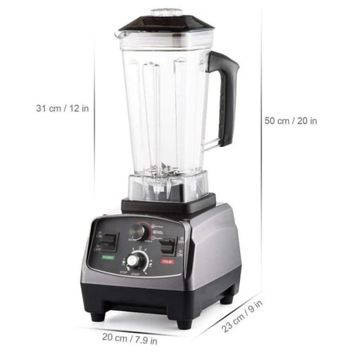 خلاط كهربائي بقوة 1800 واط وسعة 2 لتر لجميع الاستخ...