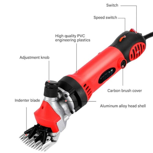 مقص حيوانات كهربائي DENX DX3324 بقوة 900 واط وتحكم...