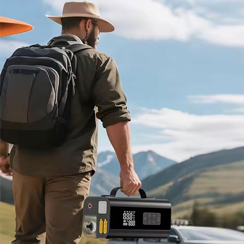 جهاز طوارئ DENX DX3328 10×1 لتشغيل السيارة ونفخ ال...