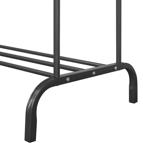 حامل ملابس حديد مزدوج اسود من بريمو بلس