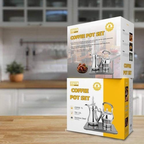 طقم DENX DX3410 الكهربائي للقهوة والشاي 1600 واط س...