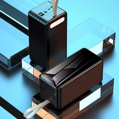 باور بنك DENX DX410 – 80000mAh، شحن سريع، LED للطو...