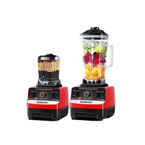 خلاط عصير قوي Golden Crest بقوة 4500 واط وسعة 2 لت...