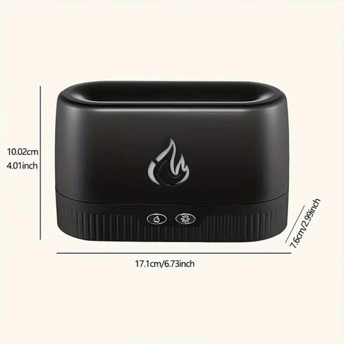 فواحة و مرطب هواء بتأثير ضوء اللهب بسعة 200 مللي و...