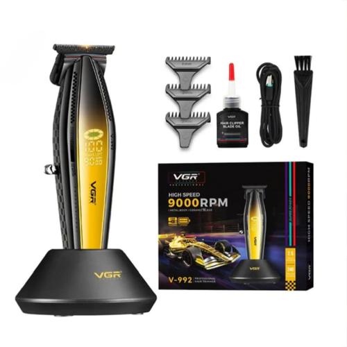 ماكينة حلاقة VGR V-992 بمحرك 9000 دورة وشفرات DLC...