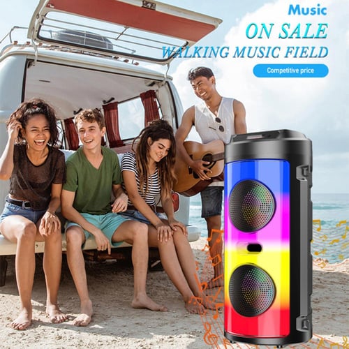 مكبر صوت ZQS-4248 اللاسلكي المحمول مع بطارية قابلة...