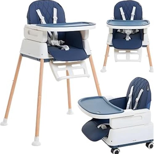 كرسي طعام أطفال 7 في 1 متعدد الاستخدامات أمان وراح...