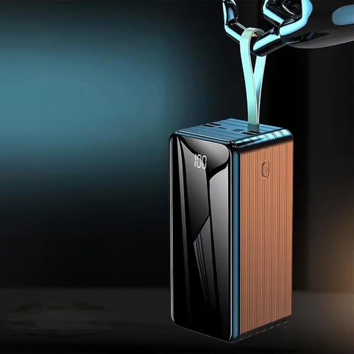 باور بنك DENX DX410 – 80000mAh، شحن سريع، LED للطو...