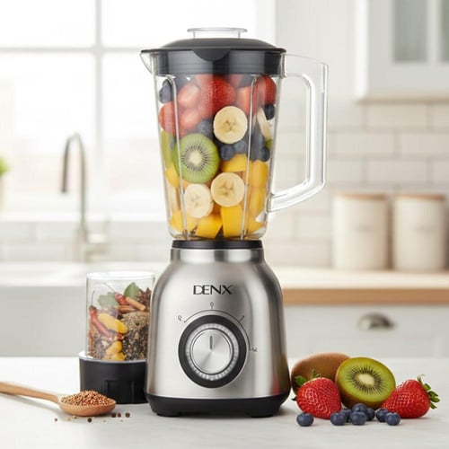 خلاط ومحضر طعام Denx DX3239 3-in-1 بقوة 1200 واط
