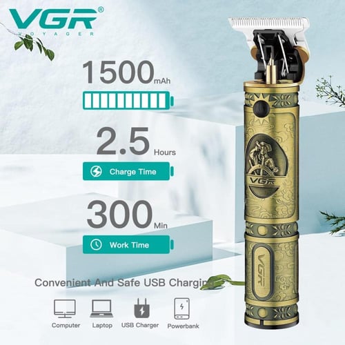 ماكينة حلاقة رجالي قابلة لإعادة الشحن VGR V-085