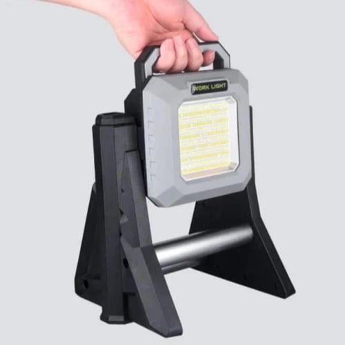 كشاف LED متعدد الوظائف مع قاعدة تلسكوبية قابل لإعا...