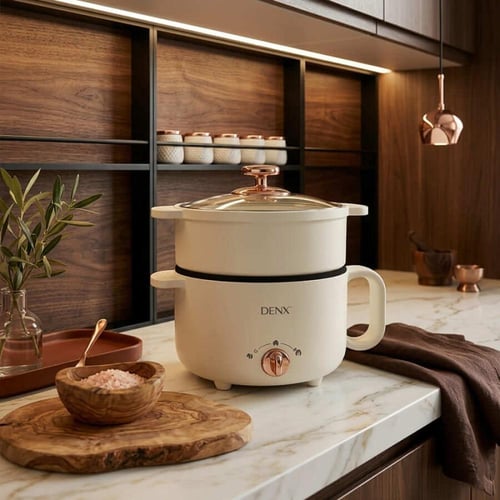 موقد وطباخ دينكس DX3904 الصغير 1.5 لتر بقوة 600 وا...